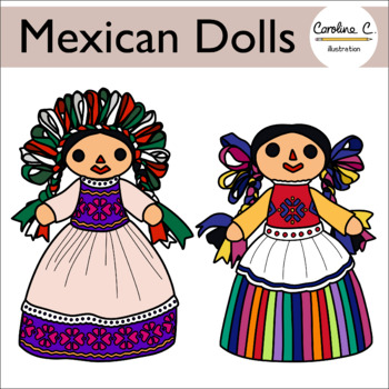 Preview of Mexican Rag Dolls Clip Art