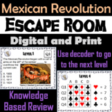 Mexican Revolution Activity Escape Room