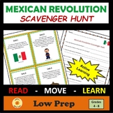 Mexican Revolution Activity Scavenger Hunt with Easel Option