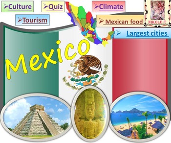 Preview of Mexico  All About  Mexico PowerPoint Presentation distance learning