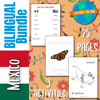 Preview of Mexico Bilingual Bundle (25 pages!)