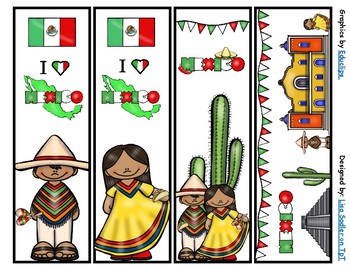 Mexican Design Bookmarks