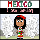 Mexico Close Reading Comprehension Passages and Country Study