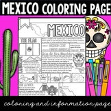 Mexico Graphic Organizer & Coloring Pages - Mexico Country