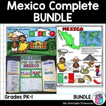 Preview of Mexico Complete Country Study for Early Readers - Mexico Country Bundle