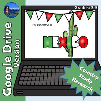 Preview of Mexico Country Study | Google Drive Version | Distance Learning