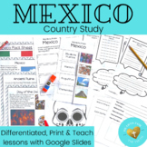 Mexico Country Study - Print & Teach Lesson - Reading Pass