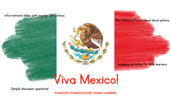 Preview of Mexico Geography Library Lesson Yuyi Morales Author Study Kindergarten 1st 2nd