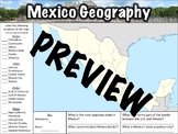 Mexico Geography Worksheet