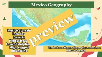 Mexico Geography and History Powerpoint Presentation// Middle School ...