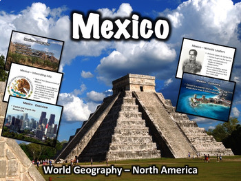 Preview of Mexico Geography and History Powerpoint Presentation
