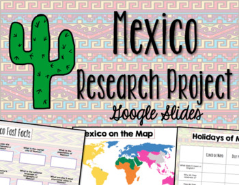 Preview of Mexico Webquest (digital) or Cinco de Mayo Webquest Distance Learning E-Learning