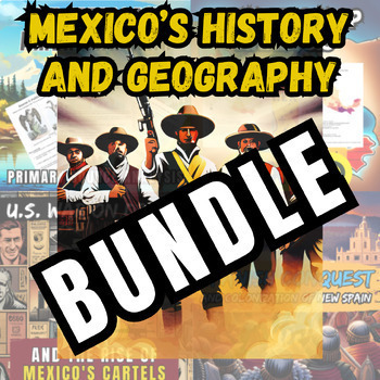 Preview of Mexico History and Geography Bundle of 22 Resources