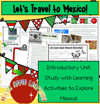 Preview of Mexico Country Unit Study and Learning Activities