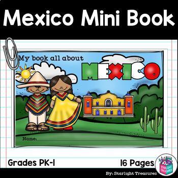 Preview of Mexico Mini Book for Early Readers - A Country Study