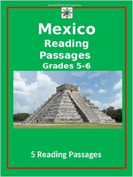 Preview of Mexico Reading Passages: Grades 5 & 6
