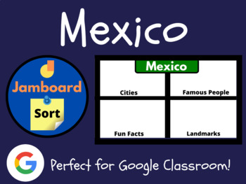 Preview of Mexico Sorting and Research Activity for Jamboard (Morning Work)