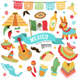 Mexico Travel World Clip Art - Mexican Flag - European Con