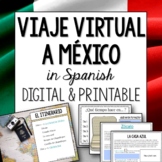 Mexico Virtual Field Trip in Spanish digital and printable