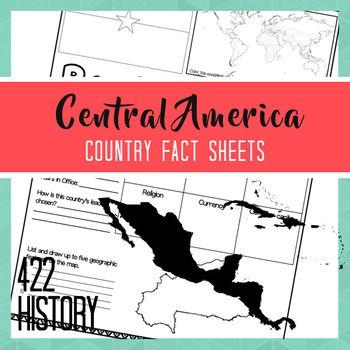 Preview of Mexico the Caribbean Central America Country Fact Sheets