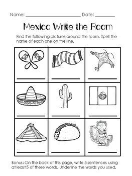 Mexico-themed activities for Cinco de Mayo! by Lucia Ortiz | TpT
