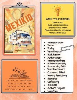 Preview of Mexikid By: Pedro Martin  A No Prep Novel - Literature Study