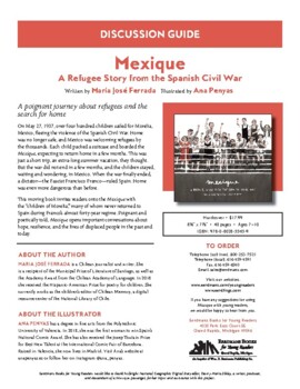 Preview of Mexique (María José Ferrada/Ana Penyas) Picture Book Discussion Guide
