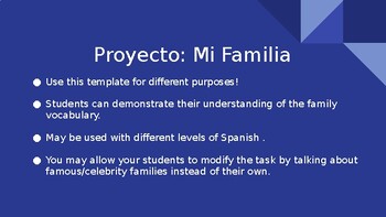 Preview of Mi Familia (PPT Presentation)
