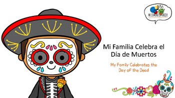 Preview of Mi Familia Celebra el Día de Muertos (Spanish/English Bilingual Book)