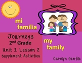 Mi Familia My Family Journeys Unit 1 Lesson 2 Second Grade