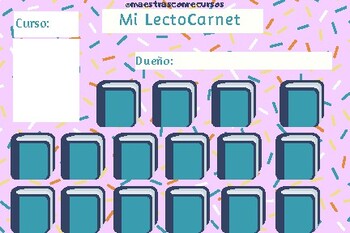 Preview of Mi LectoCarnet. Recurso para la lectura