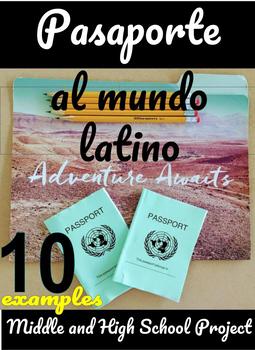Preview of Mi Pasaporte al Mundo Latino
