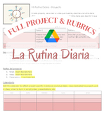 Mi Rutina Diaria Video Project - Spanish Reflexive Verbs Project