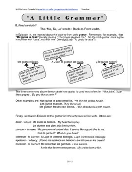 Mi Vida Loca Episode 20 Study Guide By Crooked Trails Learning Tpt
