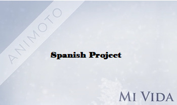 Preview of Mi Vida - Spanish Video Project