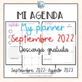 Mi agenda My planner sample SEPTIEMBRE 2022