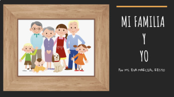 Preview of Mi familia y yo (Google Slide, Digital Short Story)