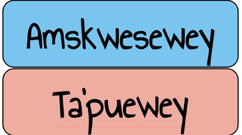 Preview of Mi'kmaw Months of the year and Days of the week