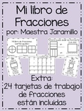 Mi libro de fracciones - Spanish Fraction Booklet