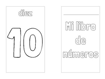 Preview of Mi libro de números 1 al 10