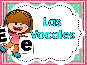Preview of Las Vocales -  Spanish Vowels Activities & More