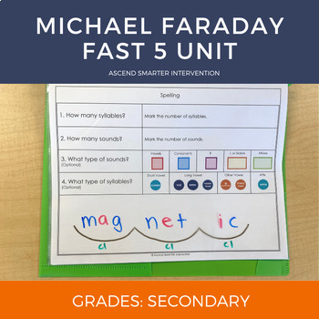 Preview of Michael Faraday Fast 5 Unit (6th & Up)