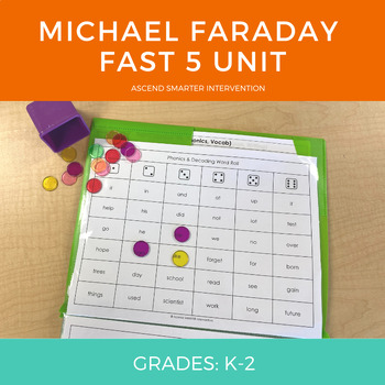 Preview of Michael Faraday Fast 5 Unit (K - 2nd)