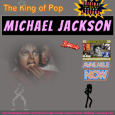 Michael Jackson: 25 slides with text, hyperlinks, primary 