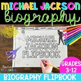 Michael Jackson Biography Flip Book | Pop Star Writing Act