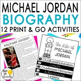 Michael Jordan Biography Reading Passages Activities Black