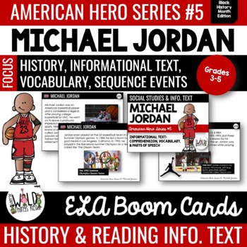 Preview of American Hero Series #5 BOOM Cards: Michael Jordan