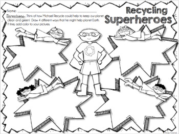 Download Michael Recycle: Lesson Plans & Worksheet! by Primary ...