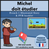 Michel doit étudier: French Story and FVR booklet