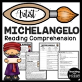 Michelangelo Biography Reading Comprehension Worksheet Ren